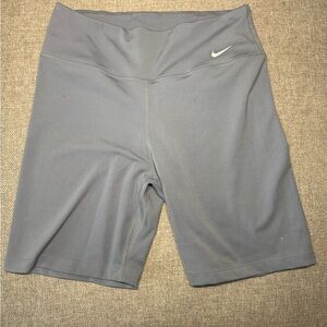 Nike Women's Bluish Gray Dri-fit Shorts